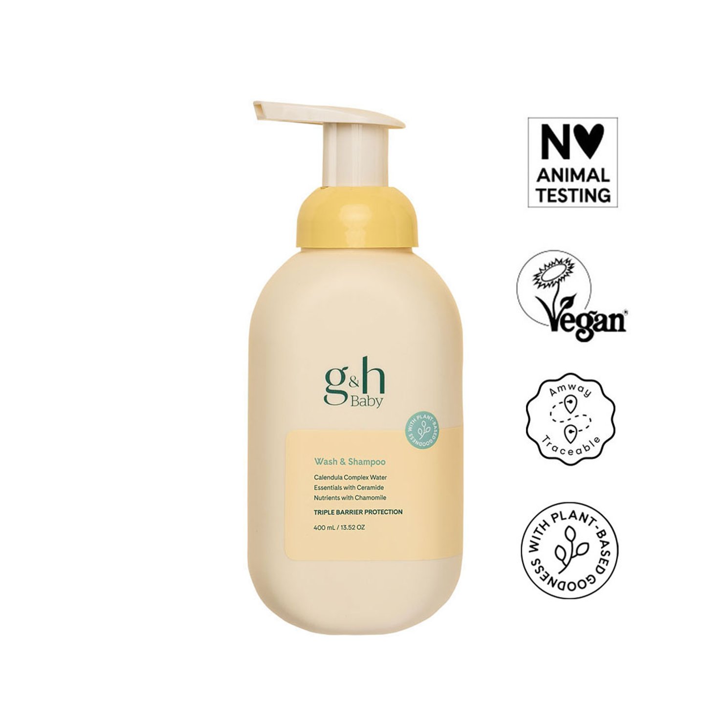 Sellos que respaldan Gel de Baño y Shampoo para Bebé
