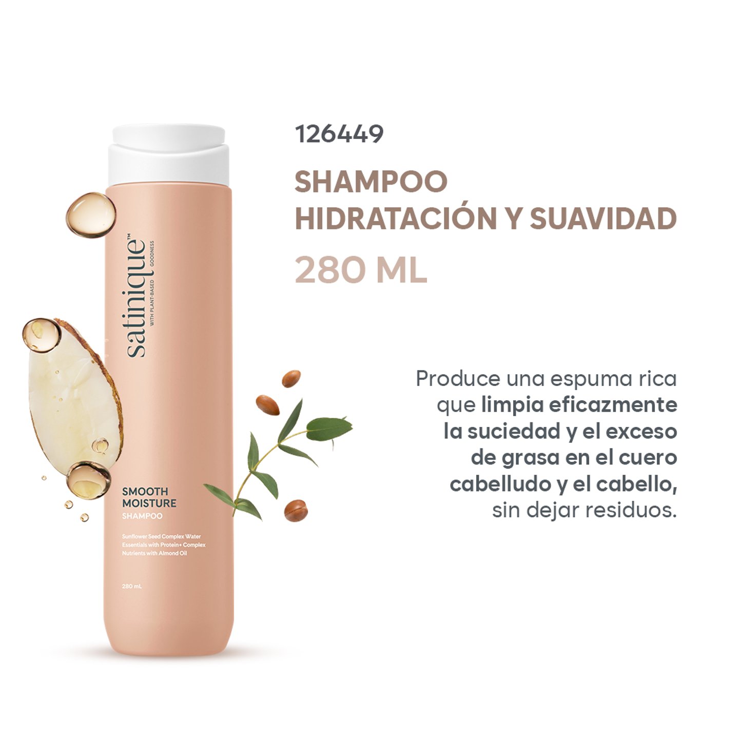 Claim Shampoo Hidratación Satinique