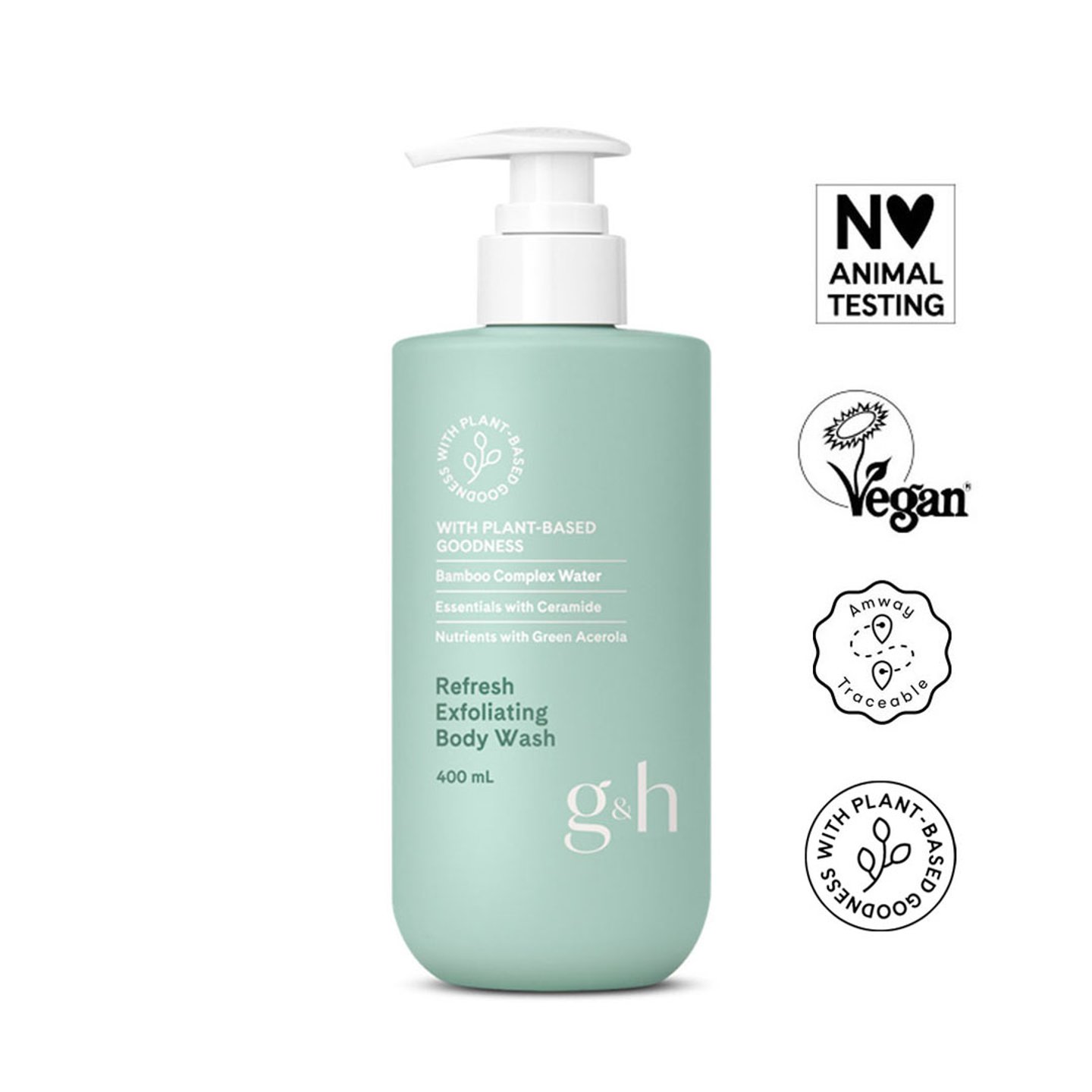 Sellos que respaldan Gel de baño Exfoliante Refrescante
