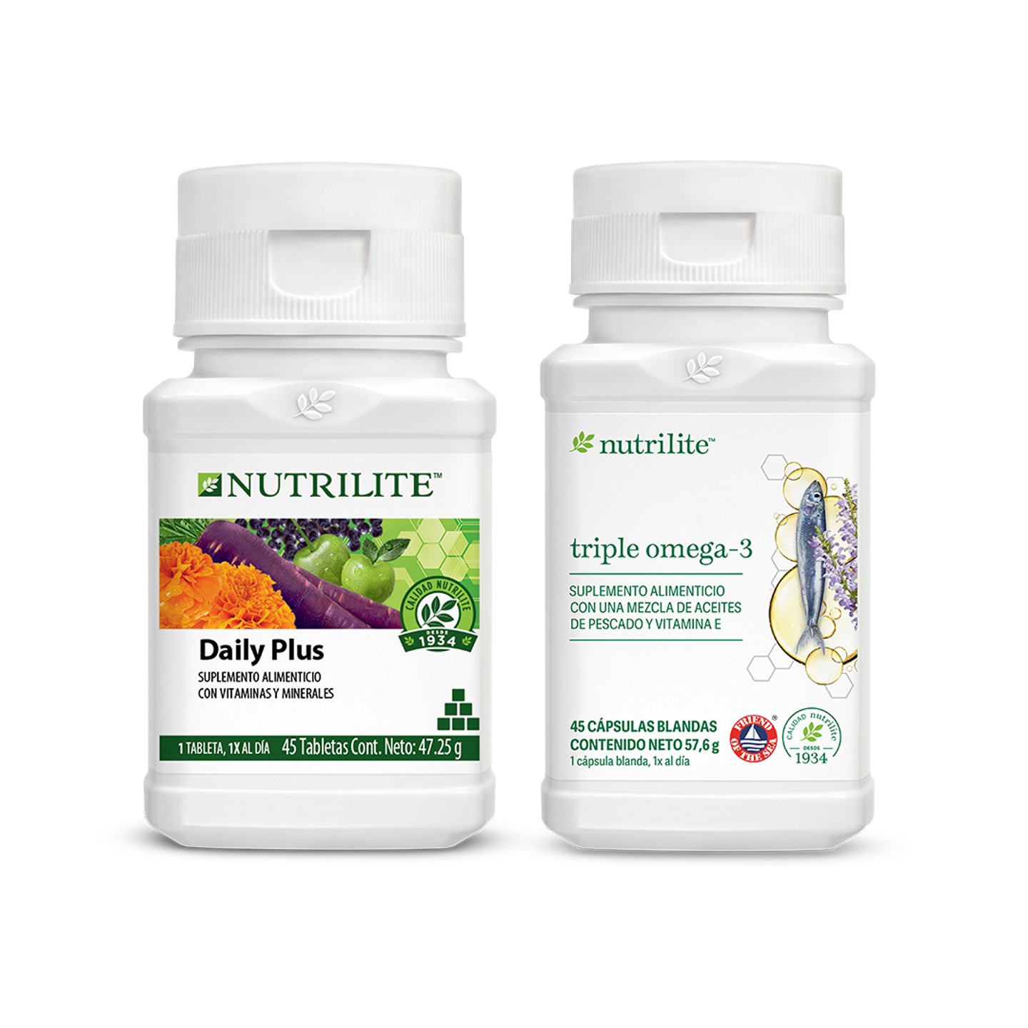 Nutrilite Triple Omega-3 45 cap + Nutrilite Daily Plus 45 tabs