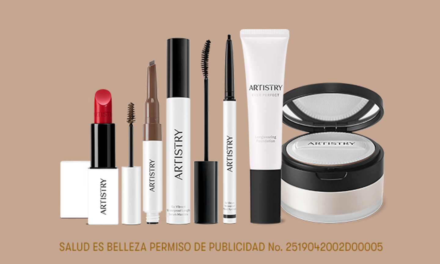 Grupo de productos de Artistry maquillaje